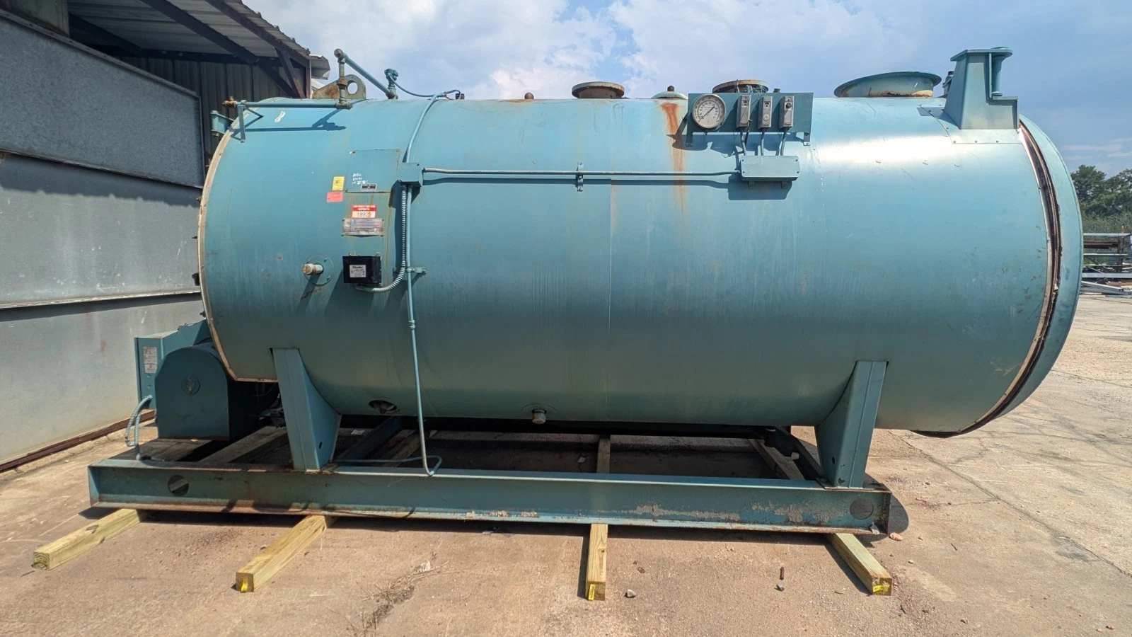 250 HP Cleaver-Brooks, Packaged Firetube Gas Boiler, 10,4600 BTU, 125 PSI - Image 1