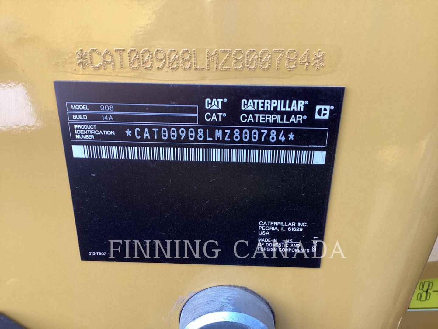 Cat 908, Wheel Loader, 424 hours, S/N: MZ800784, 2024 - Image 6