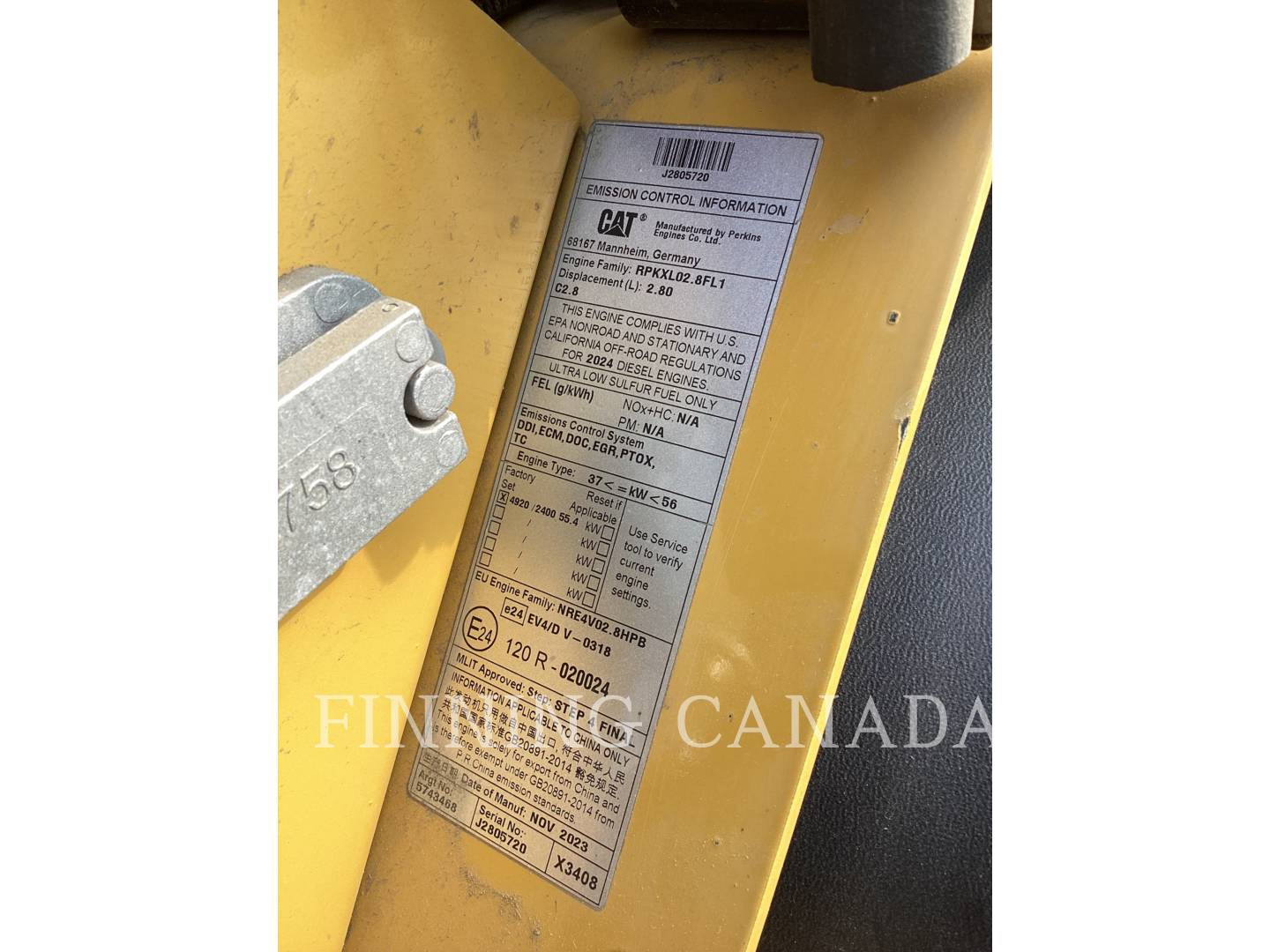 Cat 908, Wheel Loader, 424 hours, S/N: MZ800784, 2024 - Image 7