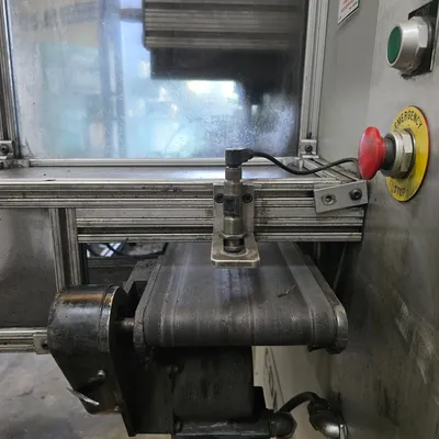CDMC #1000, Twin-Head Gear Deburring Machine w/Shuttle Loading In/Out Conveyor, 8" diameter Max capacity - Image 10