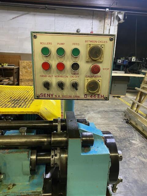 15/8" x 3" Reed-Seny #D44-EH, 2-Die Cylindrical Thread Roller, 40 CPM, 8 Tons Rolling Pressure - Image 4