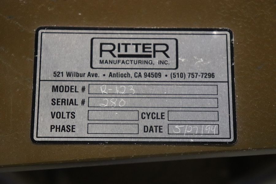 23 Spindle, Ritter #R-123, Single-Row Line Boring Machine, w/60" Back Fence, 32 mm Between Spindles, 13" - Image 4