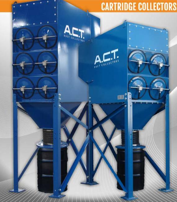 2000 cfm Act #3-3H, Dust Collector, 762 sq.ft., dust drawer, NEW - Image 3
