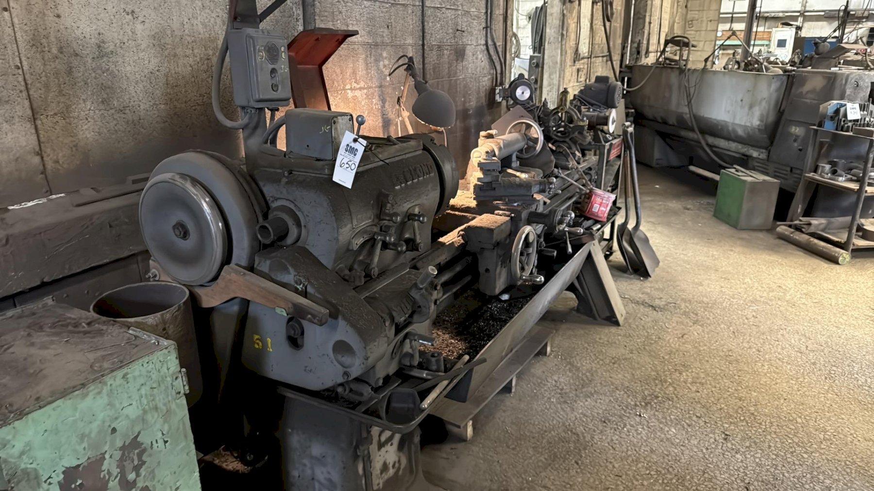 15" x 60" Leblond, Engine Lathe, 1.75" spindle bore, 12" chuck 4 jaw, tailstock, Steady Rest - Image 6