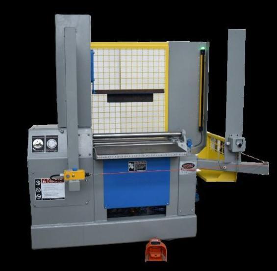 10' x 1.75" WDM #404-21-10, Hydraulic Initial Pinch Plate Bending Machine, 21" diameter top roll, 22 FPM - Image 2