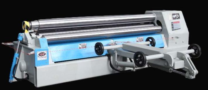 10' x 1.75" WDM #404-21-10, Hydraulic Initial Pinch Plate Bending Machine, 21" diameter top roll, 22 FPM - Image 4