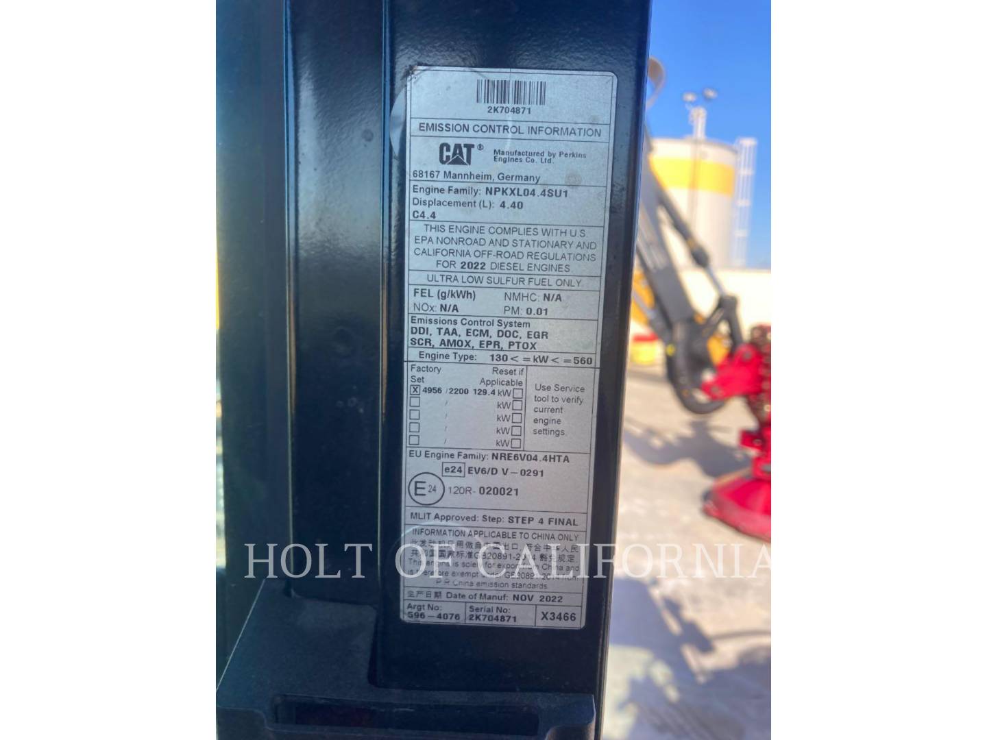 Caterpillar 325-07, Crawler Excavator, 1324 hours, S/N: TEL30041, 2023 - Image 7