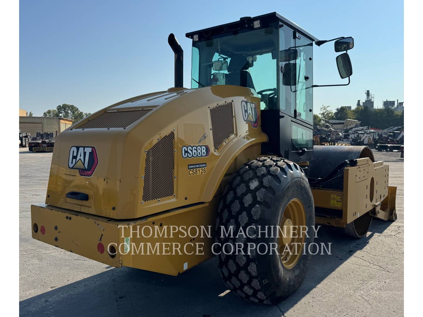 Caterpillar CS68B, Vibratory Single Drum Smooth, 1515 hours, S/N: CS800126, 2022 - Image 4