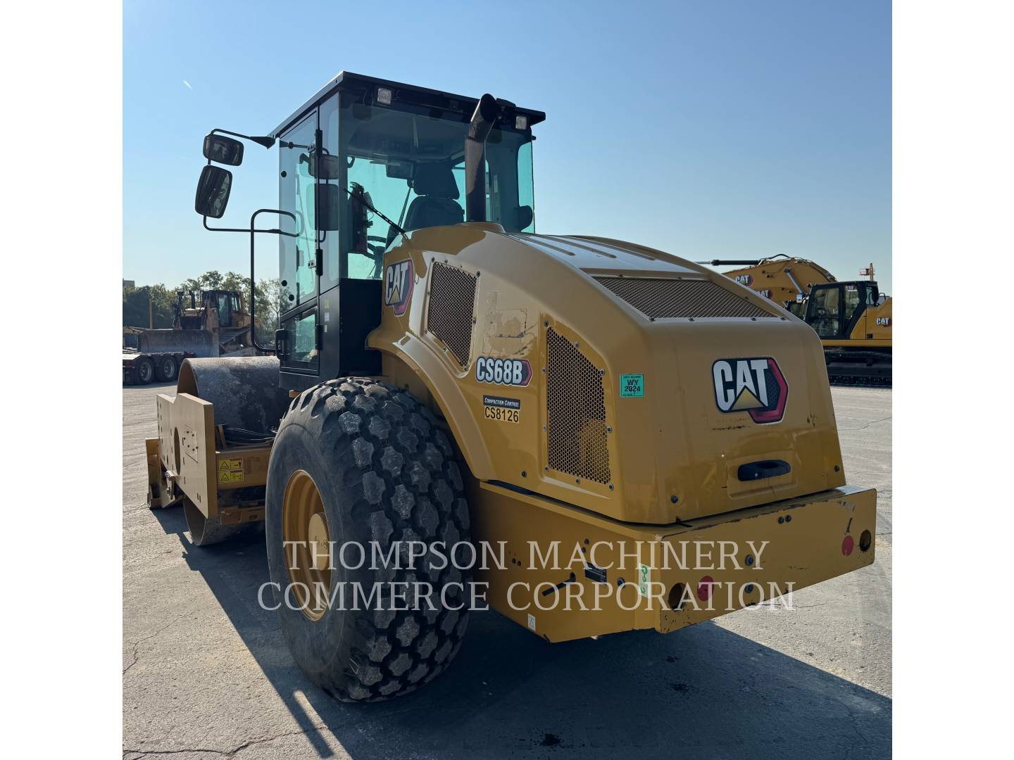 Caterpillar CS68B, Vibratory Single Drum Smooth, 1515 hours, S/N: CS800126, 2022 - Image 6
