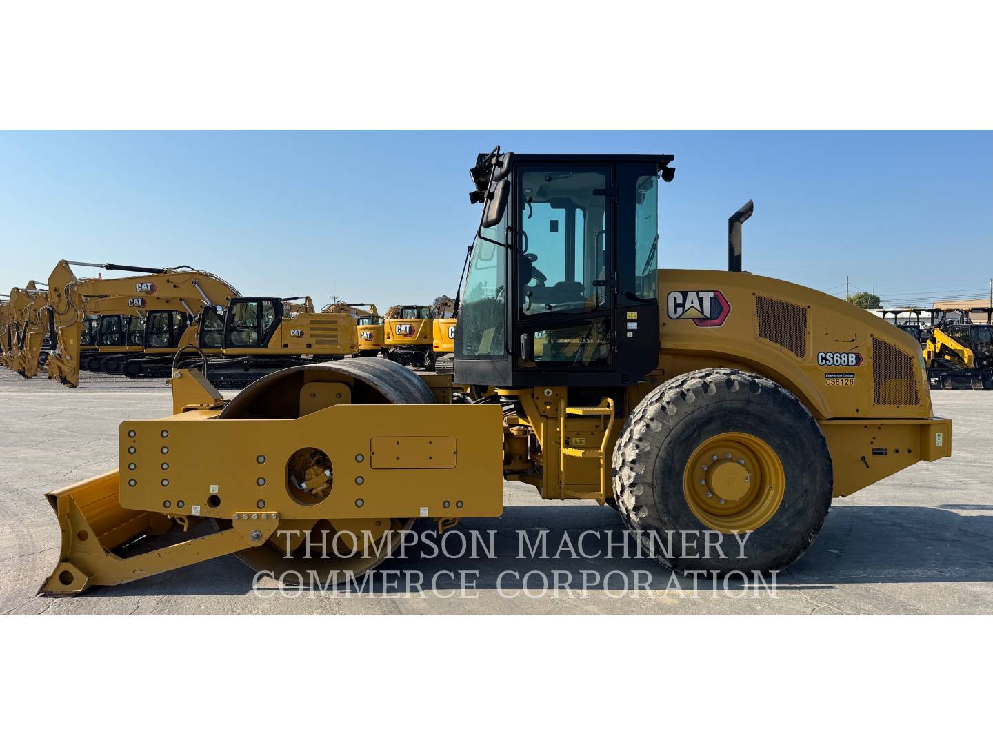 Caterpillar CS68B, Vibratory Single Drum Smooth, 1515 hours, S/N: CS800126, 2022 - Image 7