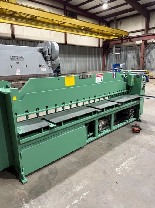 1/4" x 12' Betenbender #BB-12-250, hydraulic shear, 36" front operated power back gauge w/ digital read out - Image 1