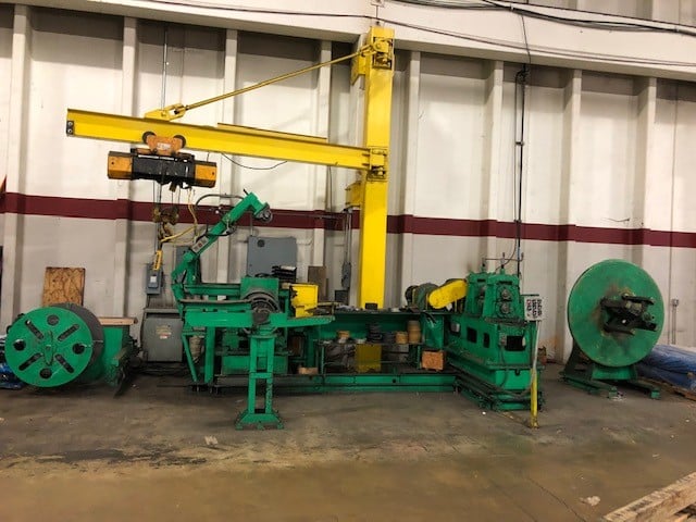 12" x .008" -.125" General Electric Littell-Bliss, slitting line, 4000 lbs, 16HP recoiler, transformer, parts - Image 2