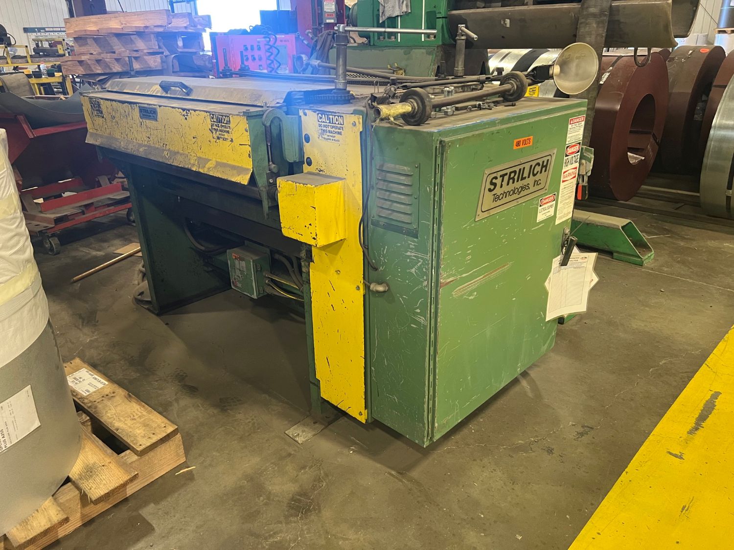 48" x 18" Gauge Bradbury Strilich Panther, Slitting Line, 480 V., 3ph, 120 FPM, upgraded, w/ parts - Image 2