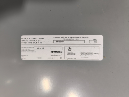 200 Amp. Square D, NQ472L2C NQ, Panelboard, 240 Volts, 3PH, 4 wire, 64 Space, 3R, w/ 23 breakers - Image 4