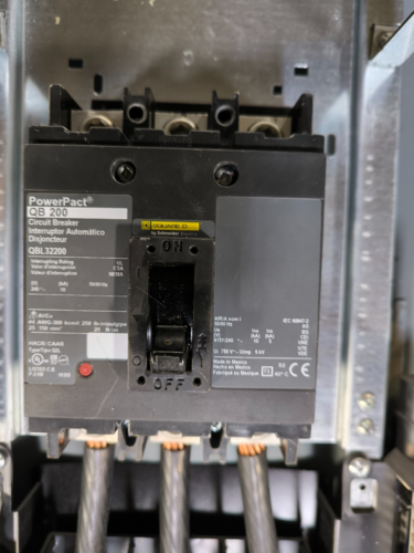 200 Amp. Square D, NQ472L2C NQ, Panelboard, 240 Volts, 3PH, 4 wire, 64 Space, 3R, w/ 23 breakers - Image 5