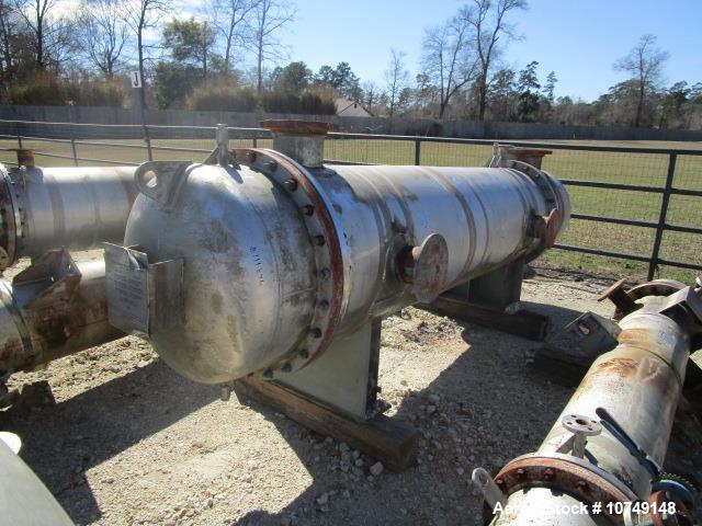 1185 sq.ft., 25 psi shell, 56 psi tube, Praj Industries, Horizontal Shell & Tube Heat Exchanger, 304L - Image 3