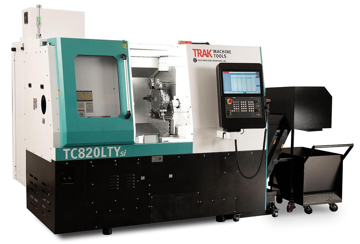 Trak #TC820LTYsi, turning center, 15.7" swing, 7" chuck, 2.5" bar, 8.66"dia., 19.29"lgth, Siemens Sinumerik - Image 1