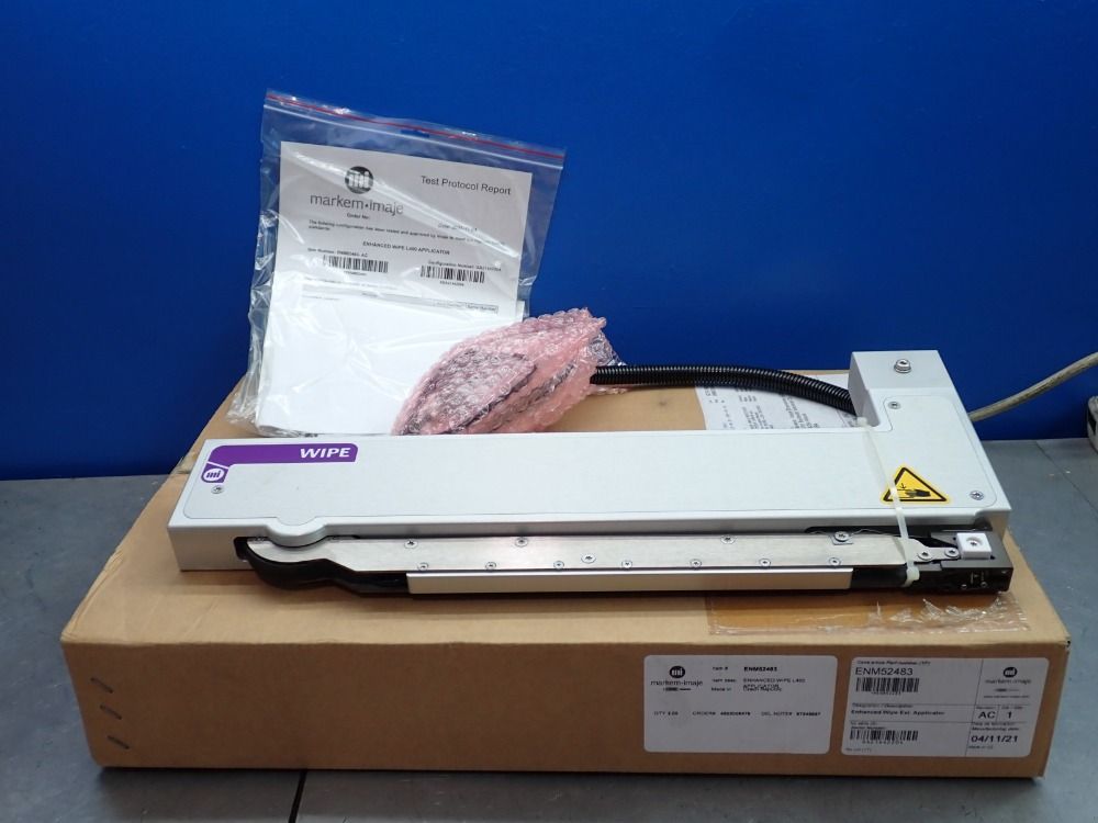 Markem Imaje #ENM52483, Enhanced Wipe L400 Applicator, for Industrial Print- &-Apply Labeling, 2021 - Image 1