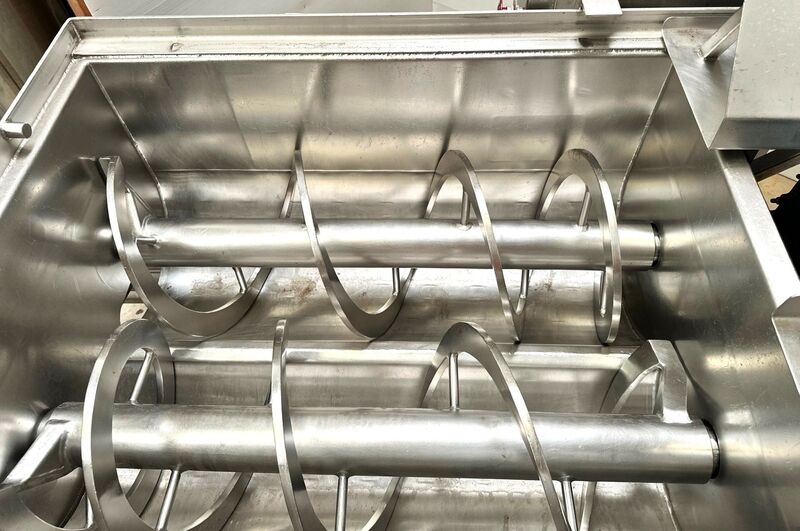 Rietz-Bepex #RS-15-K3403-6, twin shaft jacketed mixer, 41" L x 30.5" W x 19.5" D trough, portable on wheels - Image 4