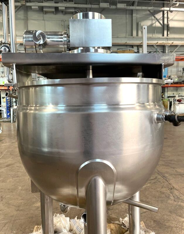 150 gallon Lee, double motion 316 Stainless Steel mix kettle w/ sweep agitation, 2006 - Image 4