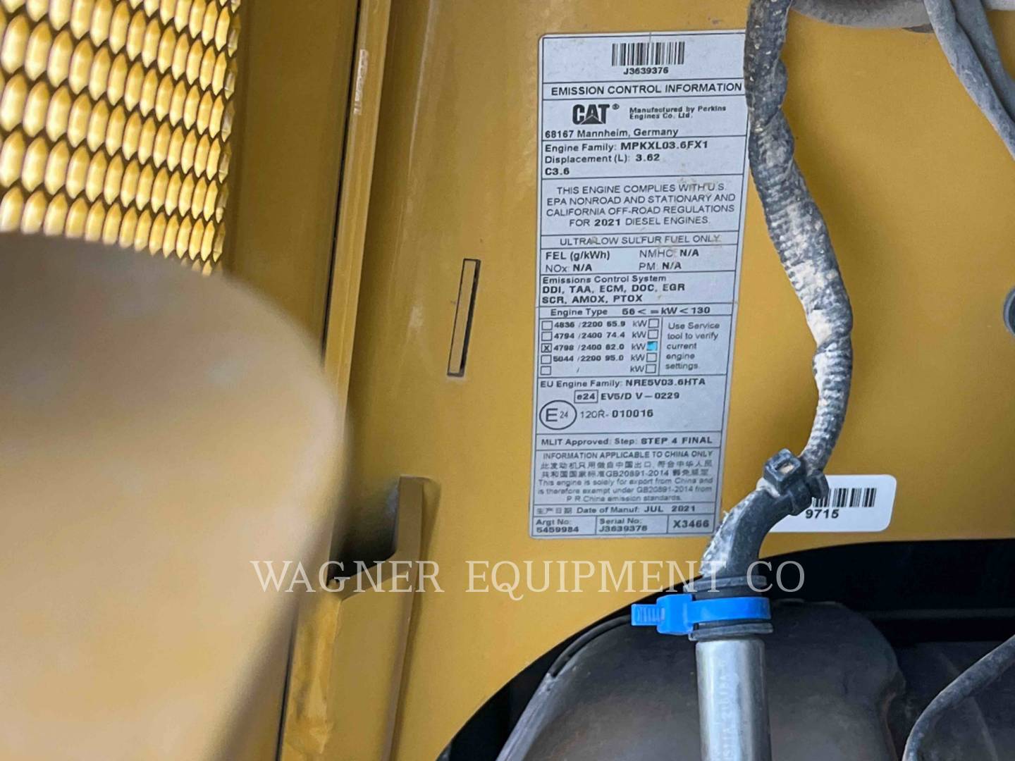 Caterpillar D3, Crawler Dozer, 102 hours, S/N: XKW01873, 2022 - Image 8