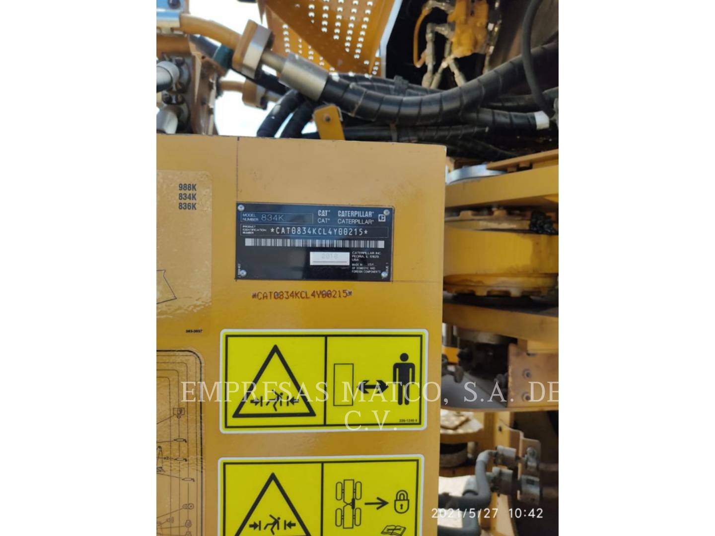 Caterpillar 834KLRC, Wheel Dozer, S/N: L4Y00215, 2018 - Image 7