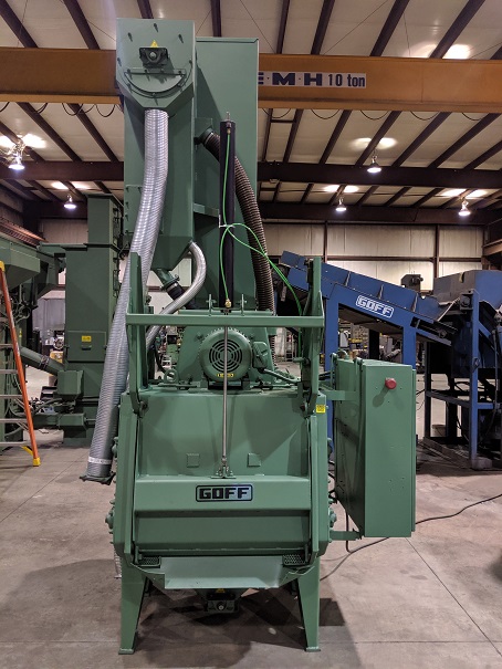 3 cu.ft. Goff, tumble barrel blast, late model - Image 1