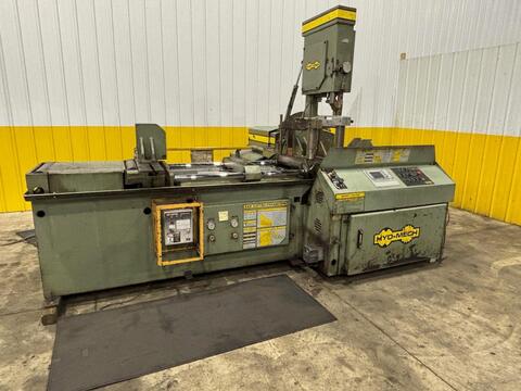 18" x 20" Hyd-Mech #V-18A, automatic vertical tilt bandsaw, 1.25" x 14'11" blade, 65-385 FPM, PLC, automatic - Image 6