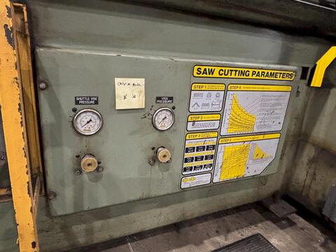 18" x 20" Hyd-Mech #V-18A, automatic vertical tilt bandsaw, 1.25" x 14'11" blade, 65-385 FPM, PLC, automatic - Image 8