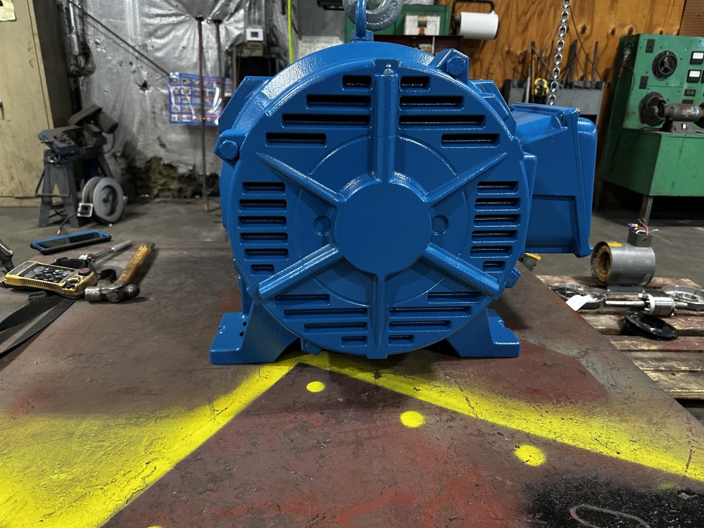 125 HP 3600 RPM Weg, Frame 404/5TS, ODP, T12536ot3e404ts-w40, 230/460 Volts, F1 mounting - Image 1