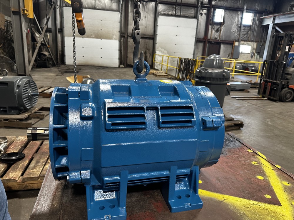 125 HP 3600 RPM Weg, Frame 404/5TS, ODP, T12536ot3e404ts-w40, 230/460 Volts, F1 mounting - Image 2