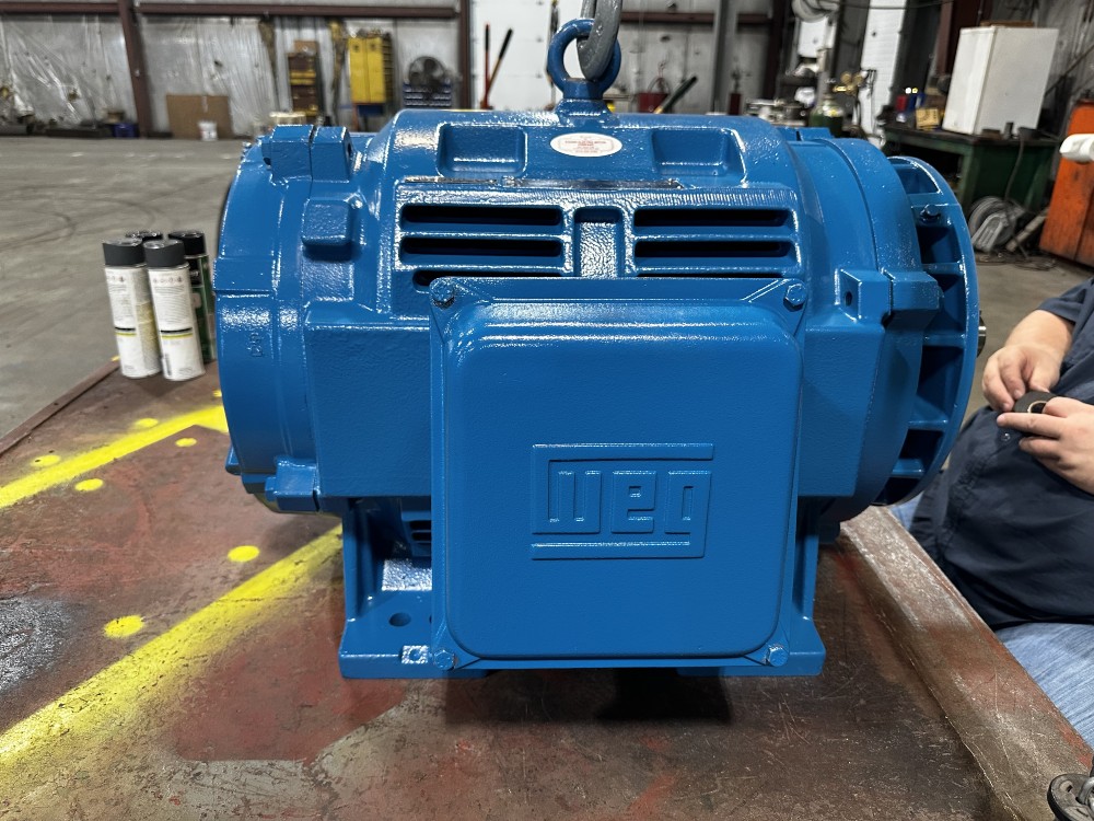 125 HP 3600 RPM Weg, Frame 404/5TS, ODP, T12536ot3e404ts-w40, 230/460 Volts, F1 mounting - Image 4