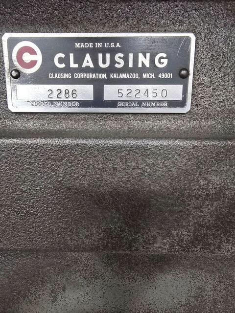 20" Clausing #2286, single spindle drill press, 1998 - Image 6