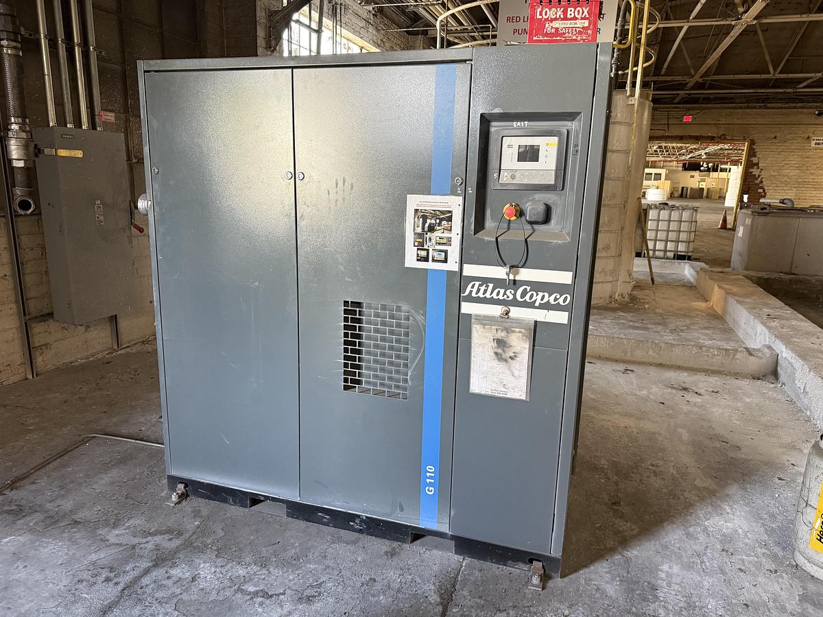 Atlas Copco #G-110-8.5, air compressor, 148 HP, 2022 - Image 1