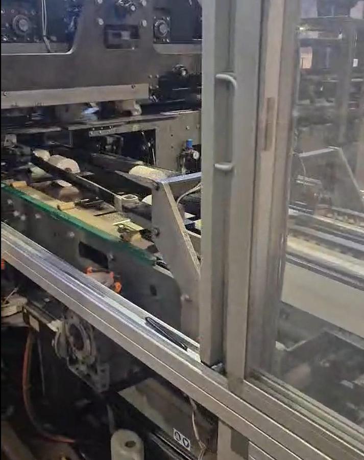 TMC #TS300, automatic toilet roll wrapping machine, PLC, rebuilt 2024 - Image 3