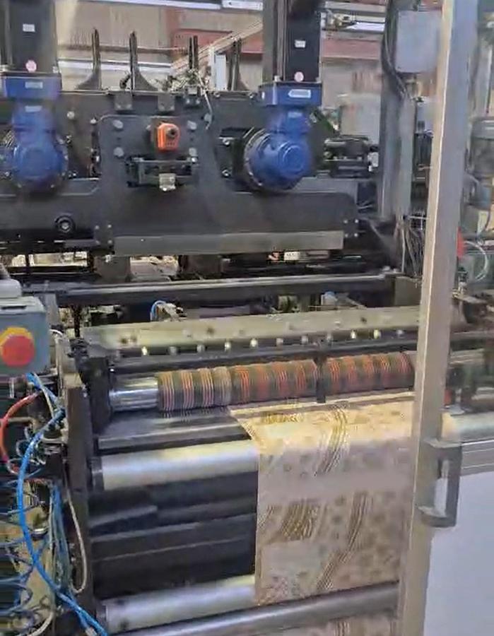TMC #TS300, automatic toilet roll wrapping machine, PLC, rebuilt 2024 - Image 6