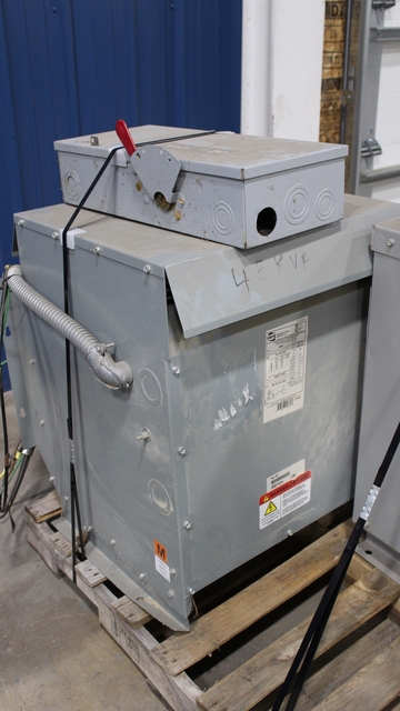 45 KVA 480 Primary, 208Y/120 Secondary, Hammond, Dry Type Transformer, 3 Phase, 60 Hz - Image 1