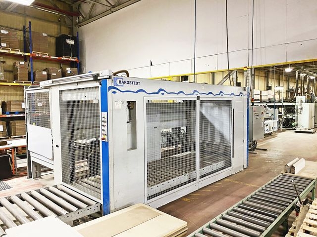 Bargstedt #TBH-200/TSH-200, Feeder & Stacker, 15 cycles/min. capacity, 9.4"-118.1" L x 9.4"-47.2" width x - Image 1