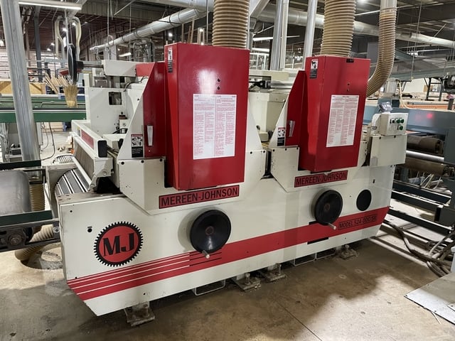 2.75" Mereen-Johnson #524-DDCSR, 2+4 Double Arbor Gang Rip Saw, 24" Arbor Space, 12"/14" Tooling, 30" min. - Image 1