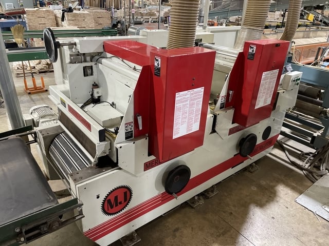 2.75" Mereen-Johnson #524-DDCSR, 2+4 Double Arbor Gang Rip Saw, 24" Arbor Space, 12"/14" Tooling, 30" min. - Image 4