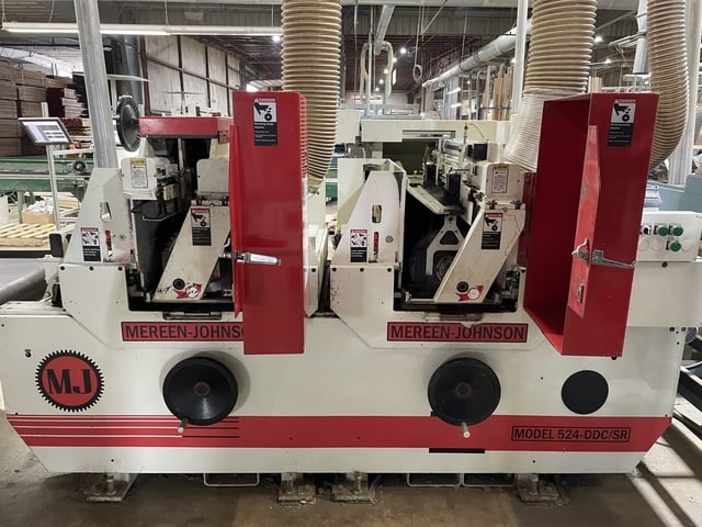 2.75" Mereen-Johnson #524-DDCSR, 2+4 Double Arbor Gang Rip Saw, 24" Arbor Space, 12"/14" Tooling, 30" min. - Image 6