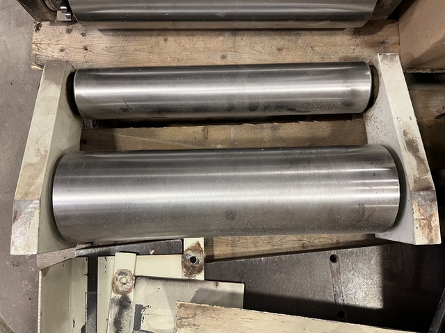 Mereen-Johnson, Power Table, (2) Bottom & (2) Top Rolls, Manual Board Height Adjustment - Image 6