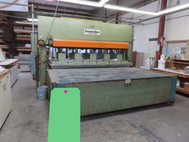 Sennerskov #GLP-12651, Hot Press, 5' x 10' Platen Size, 80 kW - Image 2