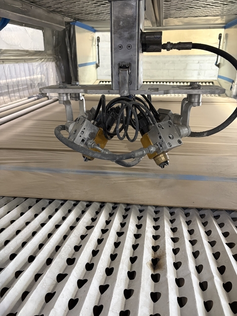 Superfici #Mini-Plus-P, Reciprocating Spray Machine, 16' L x 51" width x 3.5" thick max Workpiece Size, 63" - Image 7