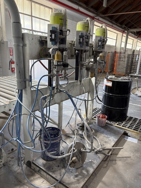 Superfici #Mini-Plus-P, Reciprocating Spray Machine, 16' L x 51" width x 3.5" thick max Workpiece Size, 63" - Image 8