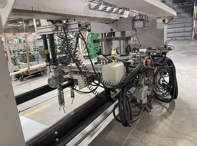 Vitap #Sigma B2, Through-Feed Top & Bottom Boring Machine, 32 mm Centers, 70 mm Drill depth, 112" Table, 700 - Image 9