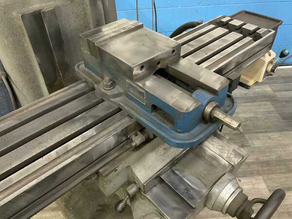 Wells-Index #847, Vertical Mill, 9" x 46" Table, 34" X, 12" Y, 16" Z, 6" Quill Travel, 12" Ram Travel, 32 HP - Image 5