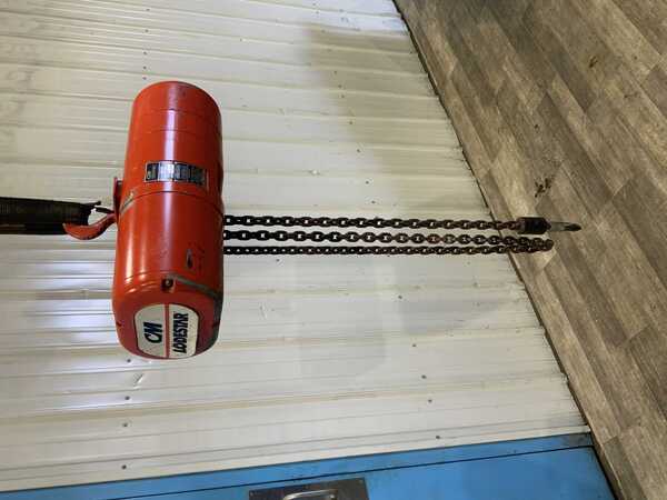 1 Ton, Cm #L, Electric Chain Hoist, 10' Lift height, 20" Hook-to-Hook, 16 FPM, 1 HP, 220/440 V - Image 6