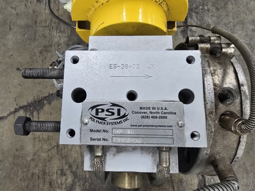 Polymer Systems Inc. #EGP-38, Melt Pump, 44" Centerline height, 1.67 liter/min. Flow Rate, 3000 psi, 2 HP - Image 4