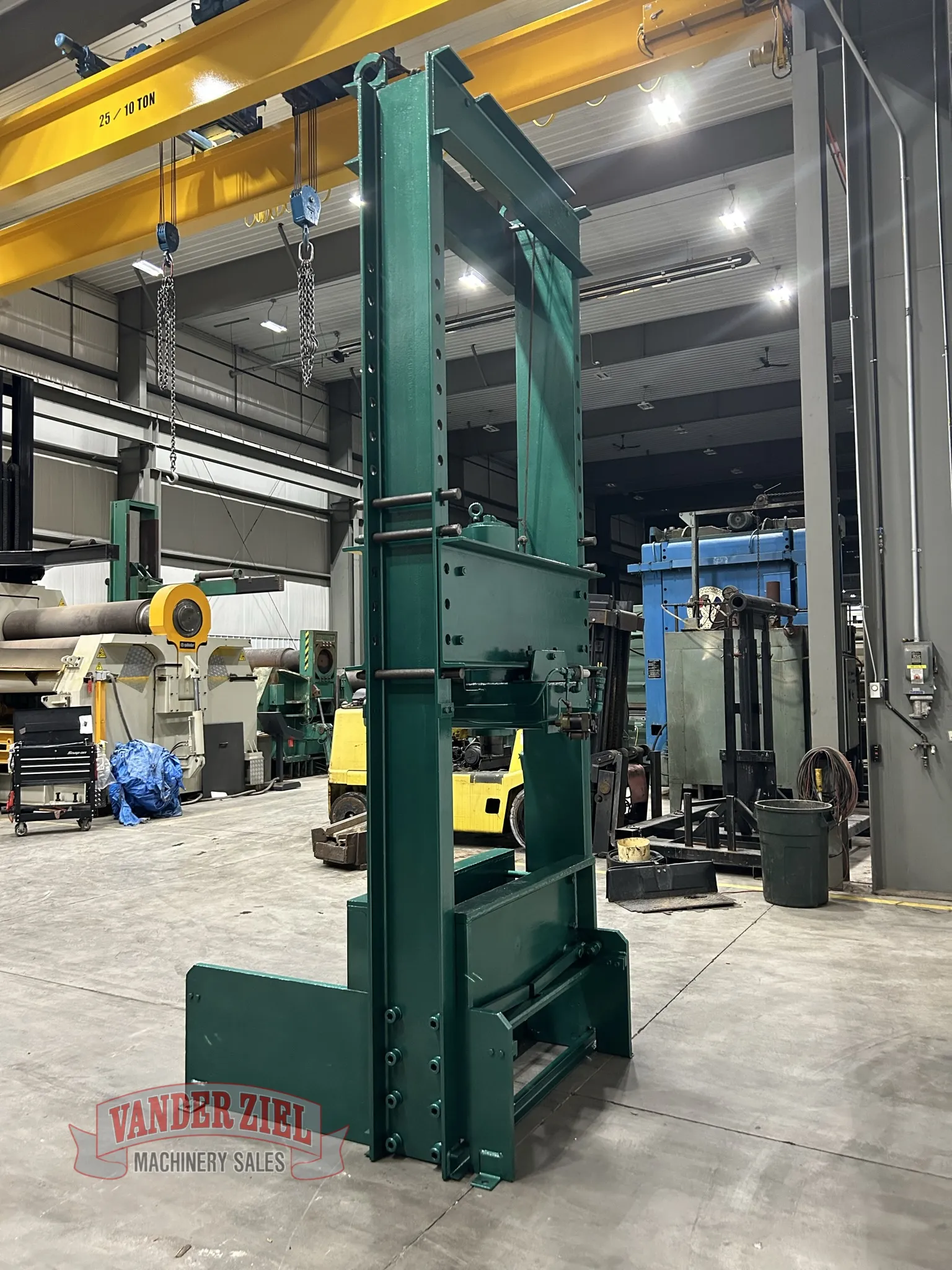 150 Ton, Dake #42-312, Air Operated H-Frame Press, 48" Between Uprights, 30" Table Travel, 16" Ram Travel - Image 5